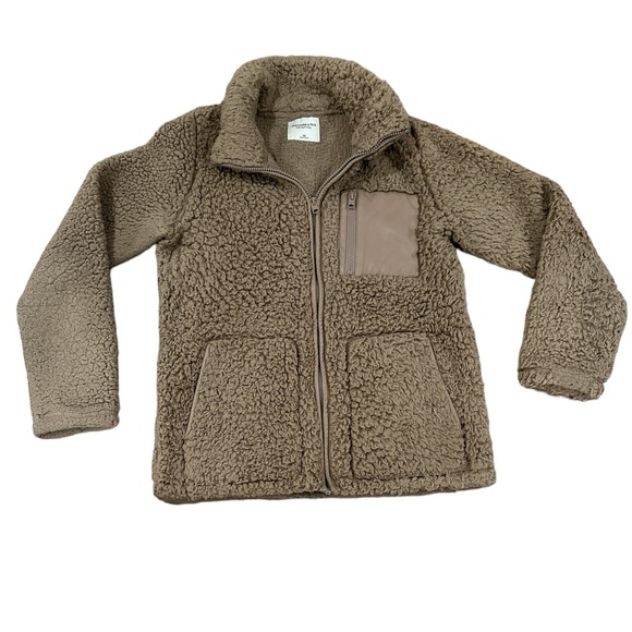 Abercrombie and Fitch Cozy Full Zip Sherpa Teddy Jacket Size XS - Picture 3 of 6